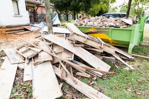 Professional office clearance team in Kilburn sorting items