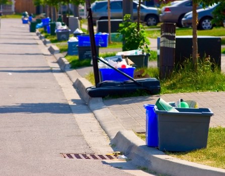 State-of-the-art recycling equipment in use