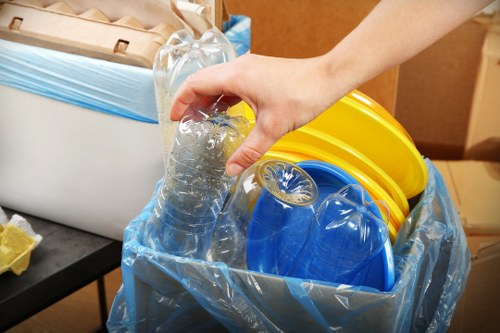 Various types of business waste